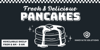 Retro Pancakes Twitter post Image Preview
