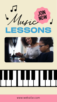 Music Lessons YouTube short Image Preview