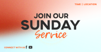 Sunday Service Facebook Ad | BrandCrowd Facebook Ad Maker