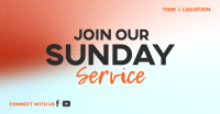 Sunday Service Facebook ad Image Preview