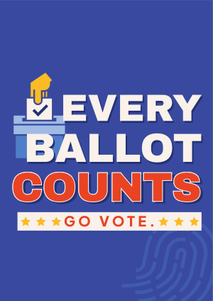 Every Ballot Counts Flyer Image Preview