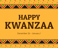 Kwanzaa Pattern Facebook post Image Preview
