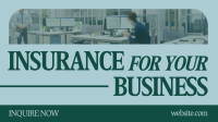 Retro Business Insurance Animation Preview