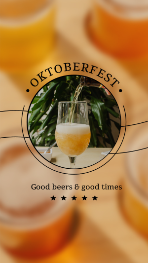 Oktoberfest Celebration Facebook story