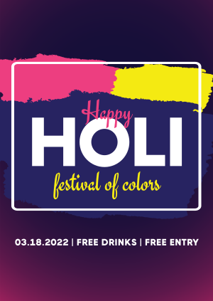 Festival of Colors Poster Image Preview
