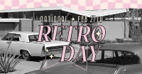 National Retro Day Facebook Ad Design