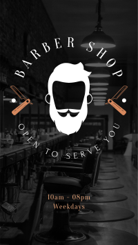 Barbershop Opening Instagram Story Design
