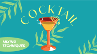 Tropical Cocktail YouTube Video Design