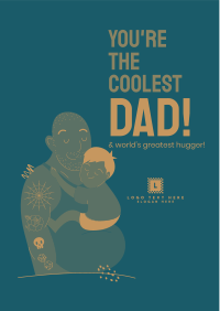 Coolest Dad Flyer Design