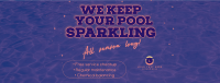 Sparkling Pool Services Facebook Cover Design