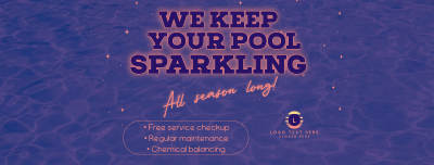 Sparkling Pool Services Facebook cover Image Preview