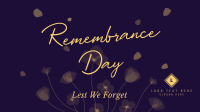 In Memory of the Fallen Facebook event cover Image Preview