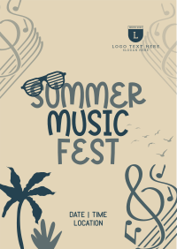 Fun Summer Playlist Flyer Image Preview