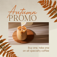 Autumn Coffee Promo Instagram post Image Preview