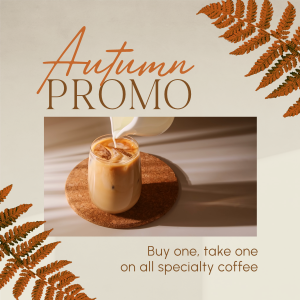 Autumn Coffee Promo Instagram post Image Preview