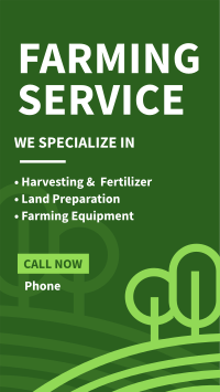 Farming Service Instagram Story Design