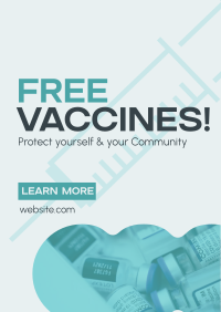 Vaccine Vaccine Reminder Poster Design