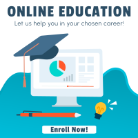 Online Education Instagram Post Design