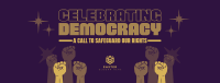 International Day of Democracy Facebook Cover Image Preview