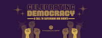 International Day of Democracy Facebook Cover Image Preview