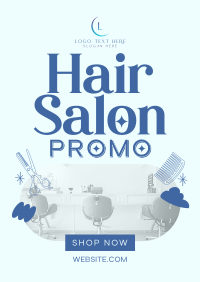 Retro Hair Salon Poster Preview