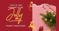 Jolly Christmas Facebook Ad Design