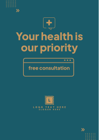 Your Health Is Our Priority Flyer Image Preview