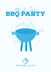 Come at Our 4th of July BBQ Party  Poster Image Preview