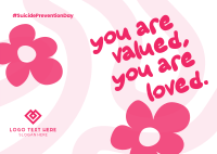You Are Loved Postcard Design