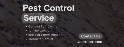 Minimalist Pest Control Facebook cover Image Preview