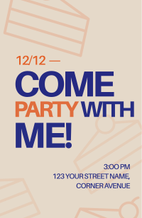 Agnostic Birthday Party Invitation Preview
