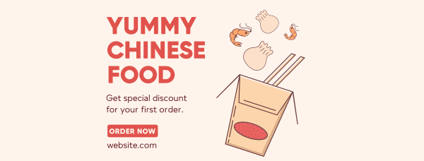 Asian Food Delivery Facebook Cover Design Image Preview