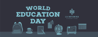 World Education Day Facebook cover Image Preview