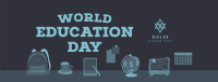 World Education Day Facebook Cover Design