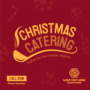 Christmas Catering Instagram post Image Preview