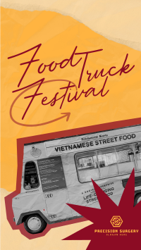 Food Truck Festival TikTok Video Image Preview