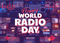 Celebrate World Radio Day Postcard Image Preview