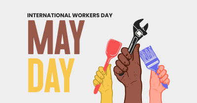 Celebrate Our Heroes on May Day Facebook ad Image Preview