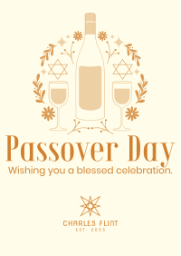 Celebrate Passover Flyer Design