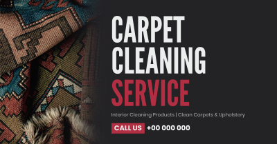 Carpet and Upholstery Maintenance Facebook ad Image Preview