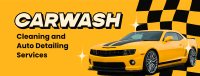 Carwash Cleaning Service Facebook Cover Design