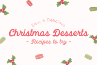 Cute Homemade Christmas Pastries Pinterest board cover Image Preview