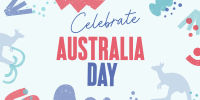 Celebrate Australia Twitter Post Design