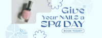 Nail Spa Day Facebook cover Image Preview