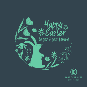 Easter Wreath Instagram post Image Preview