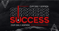 Success as Daily Agenda Facebook Ad Design