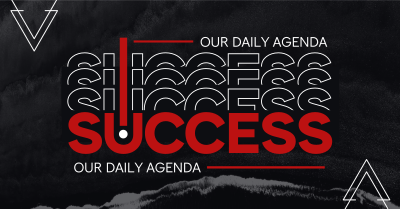 Success as Daily Agenda Facebook ad Image Preview