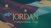 Jordan Independence Flag  Video Image Preview