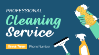 Professional Cleaner Facebook event cover Image Preview