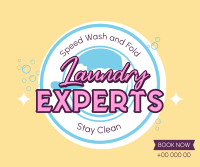 Laundry Experts Facebook Post Design
